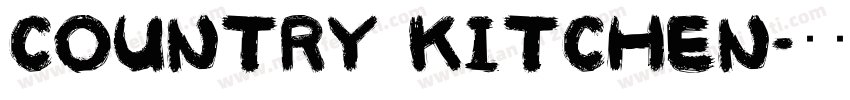 Country Kitchen字体转换